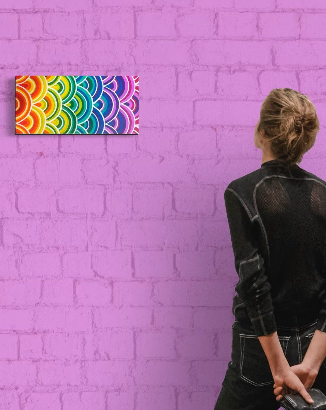 "The Never-Ending Rainbow" 8"x16" Original Painting