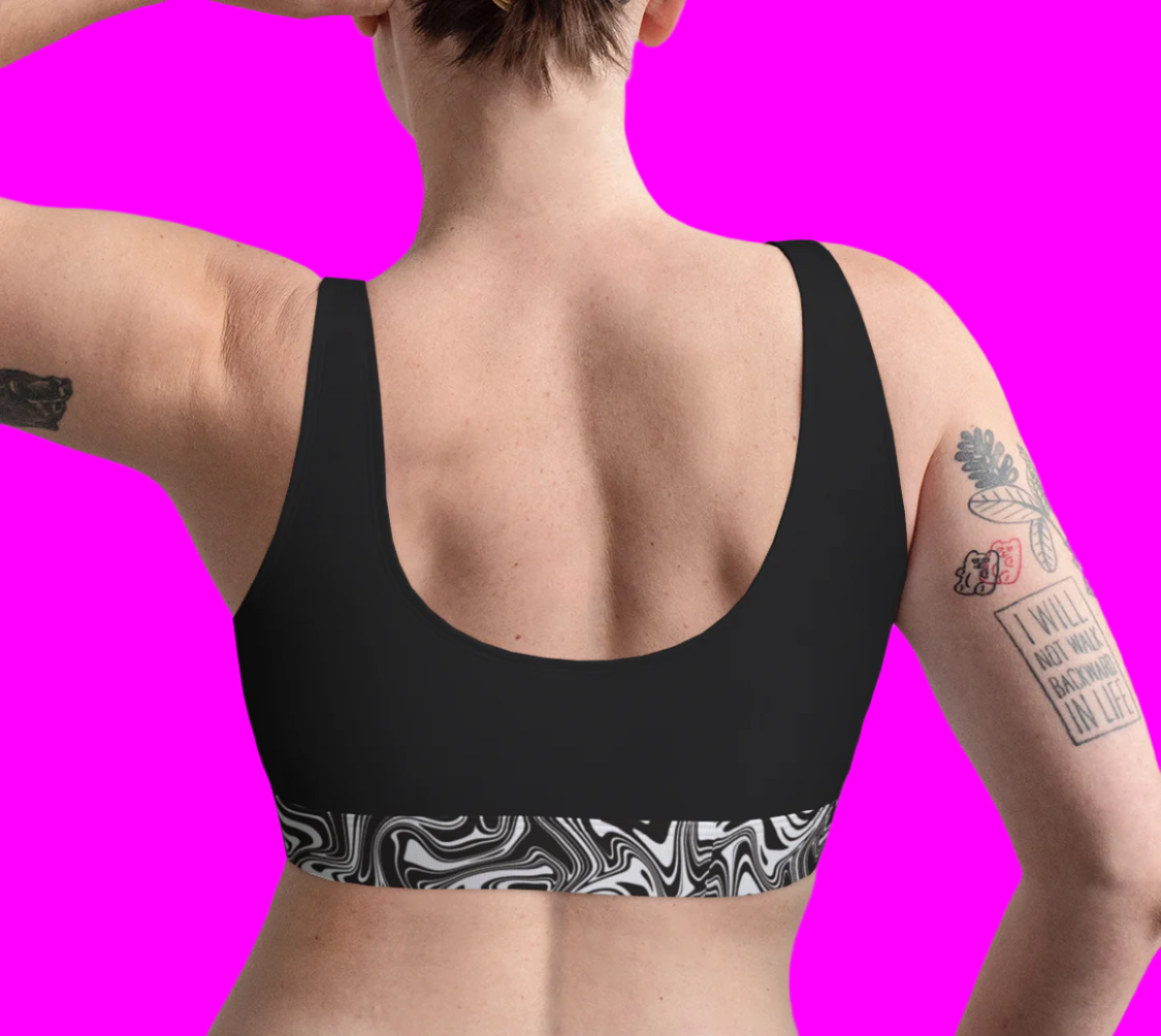 ...straight as a rainbow // scoop bralette