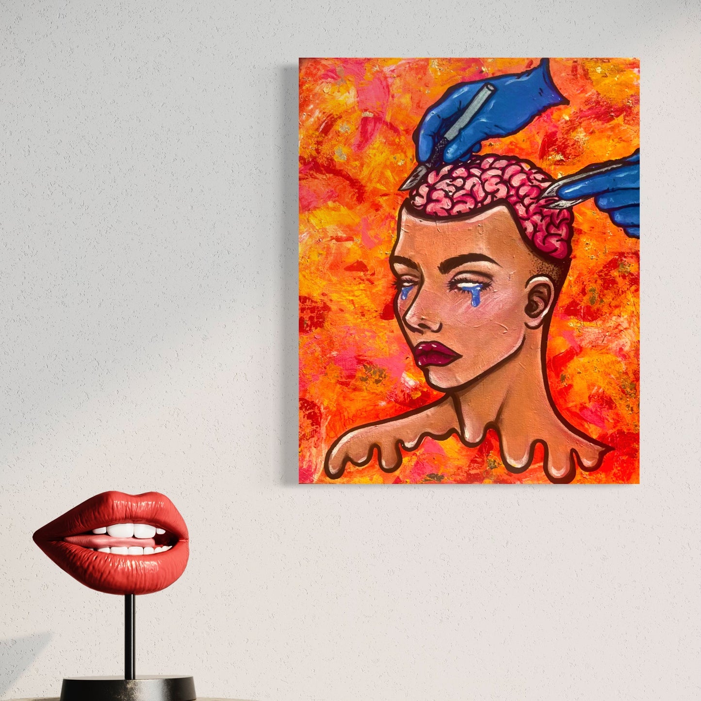 "Mental Hell-th" Original Painting