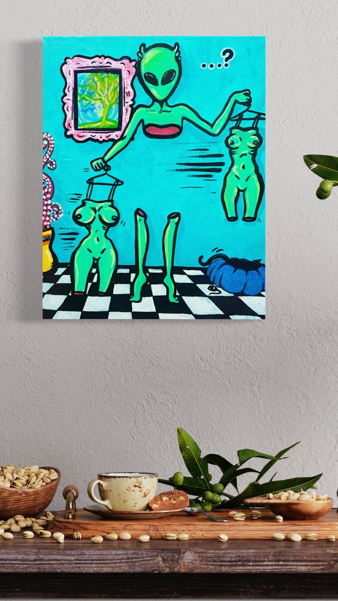 "Aliens Have Insecurities Too" 8x10 Print