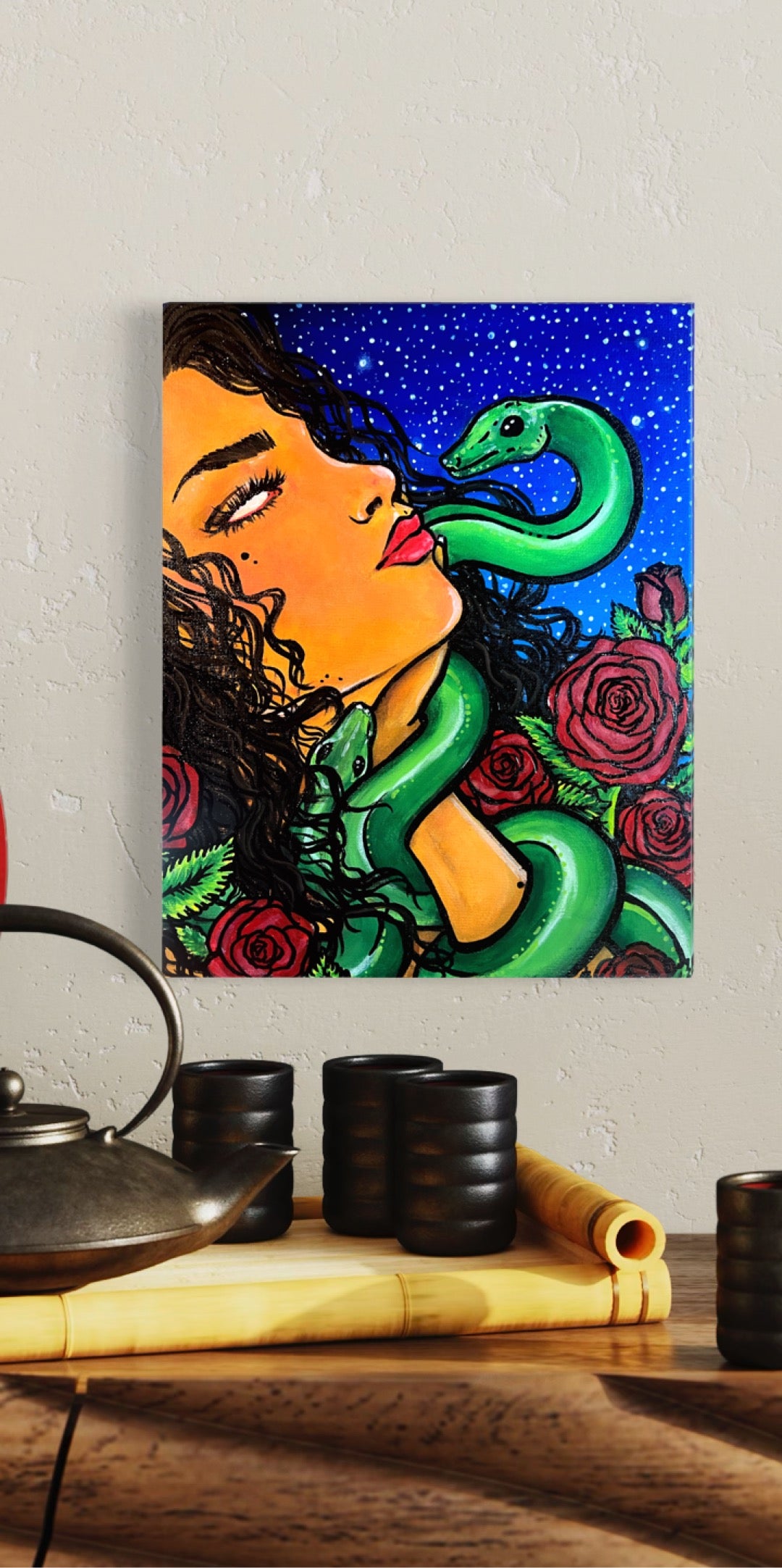 "Beware the Serpent" 11x14 Original Painting