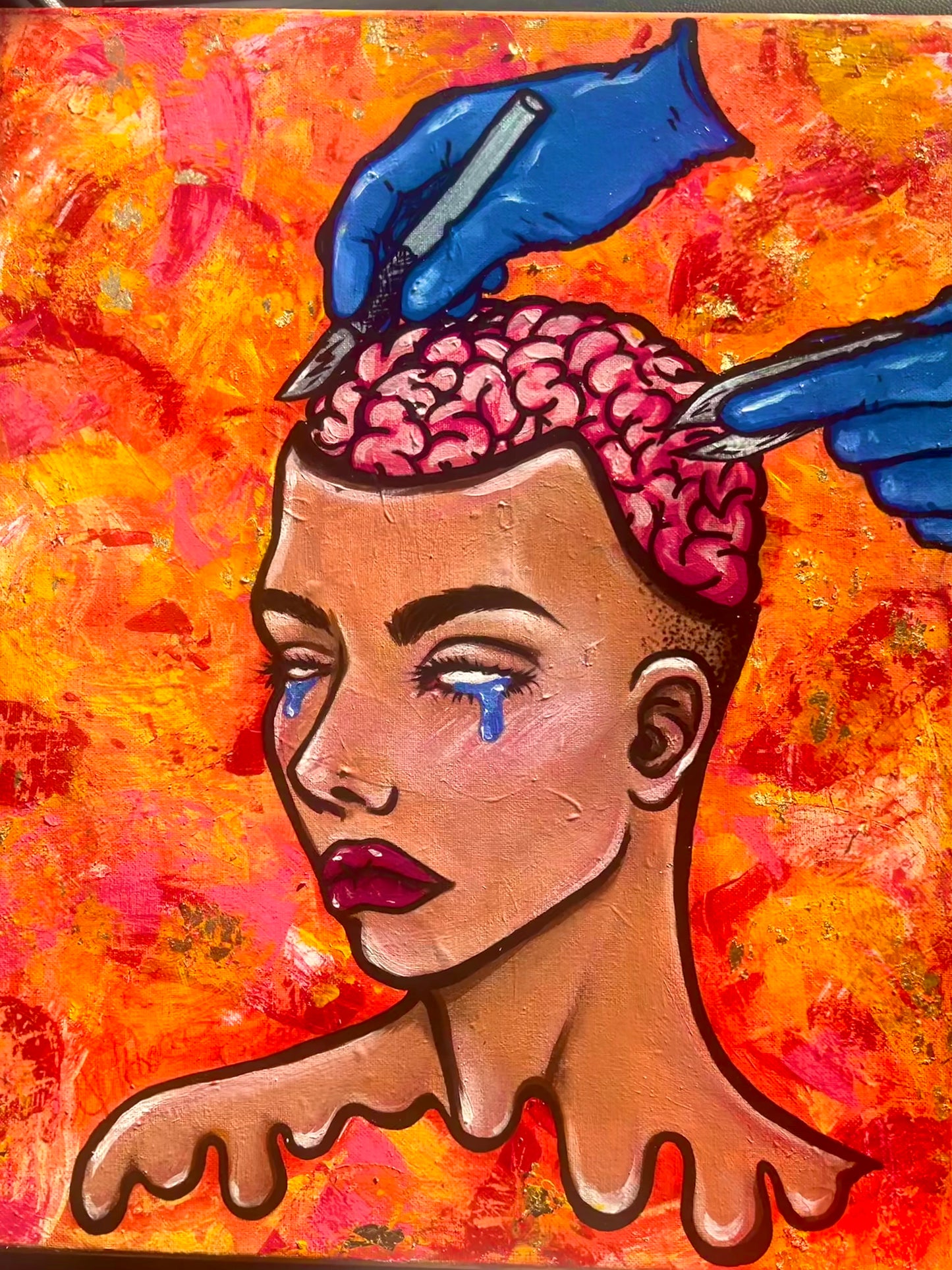 "Mental Hell-th" Original Painting