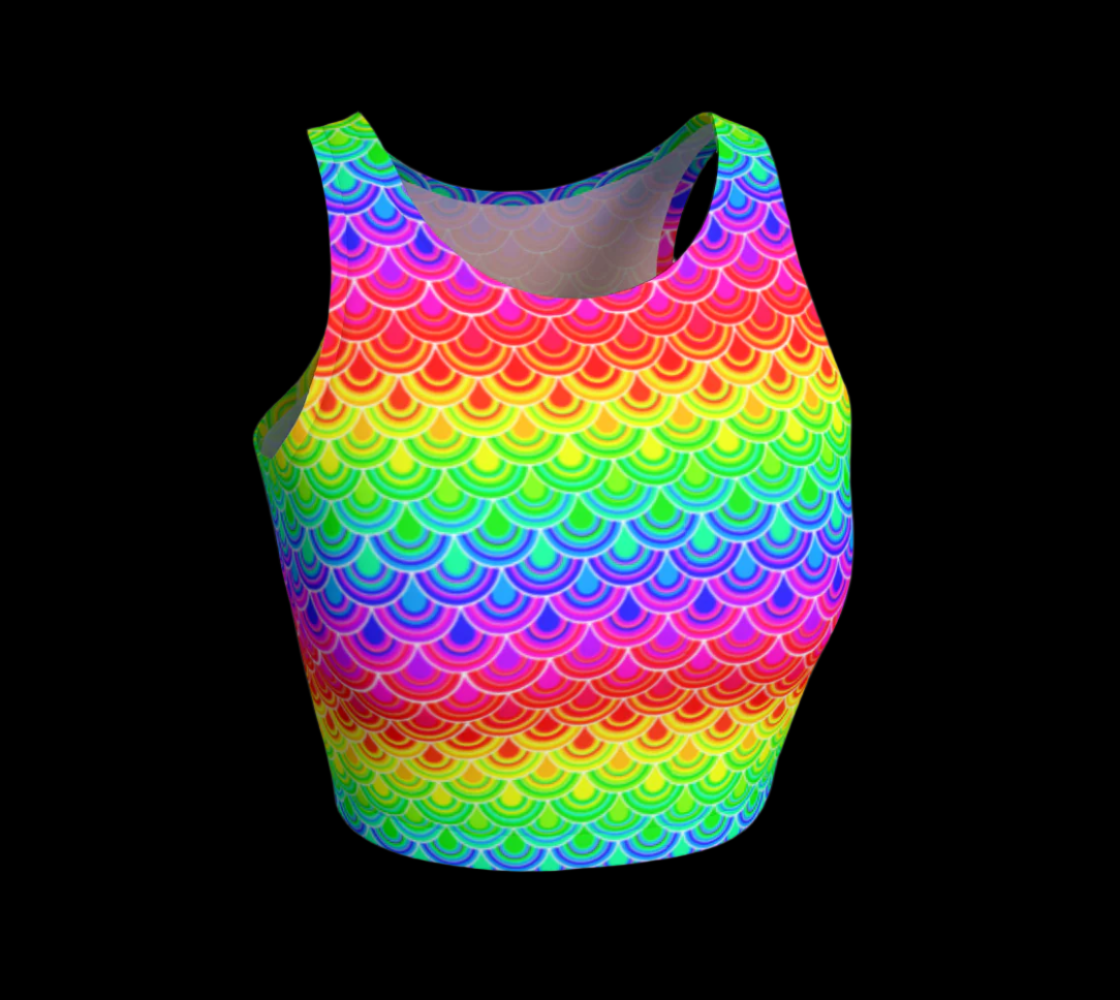 The Never-Ending Rainbow Crop Top