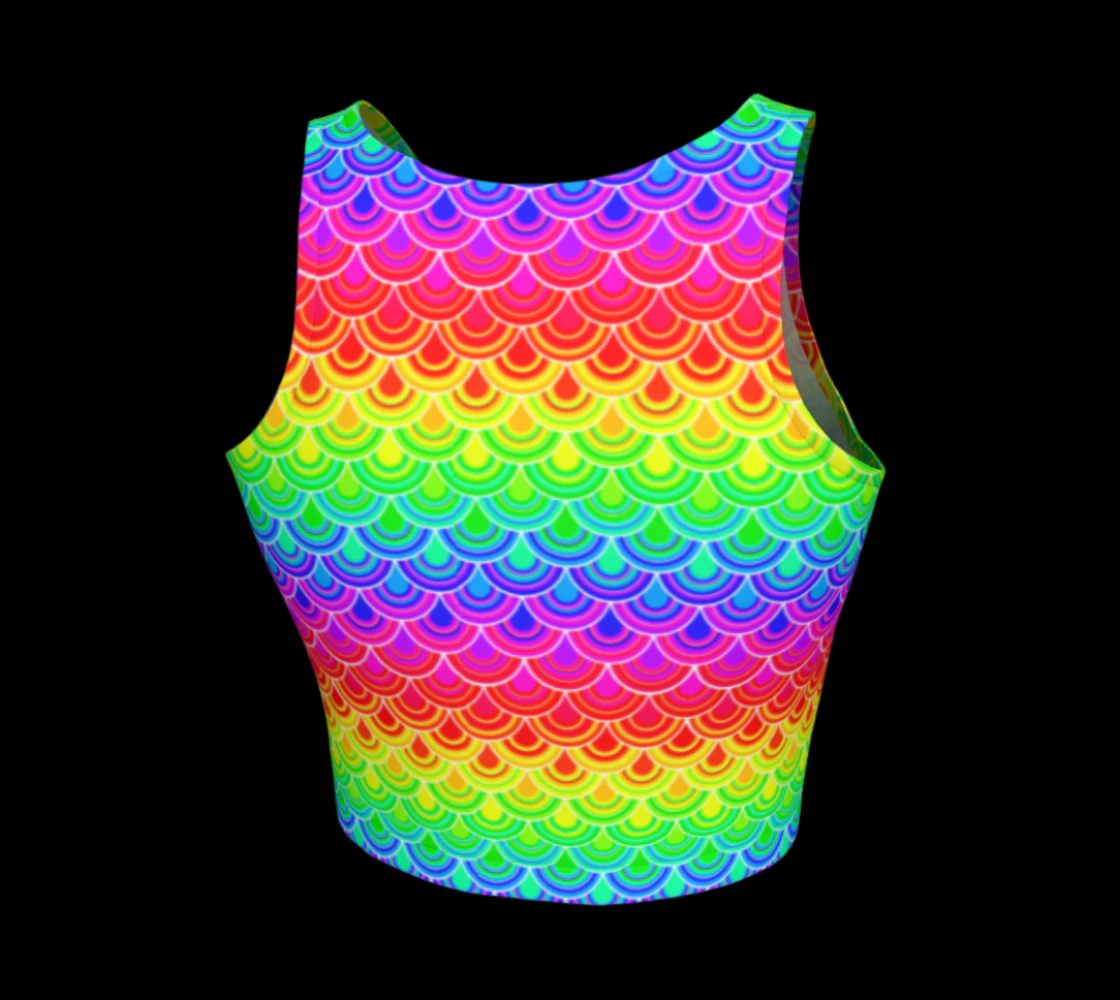 The Never-Ending Rainbow Crop Top