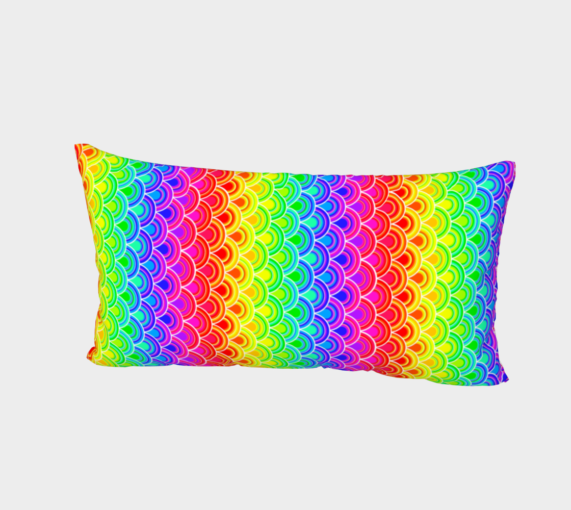 Never ending rainbow // Standard & King Pillow Case