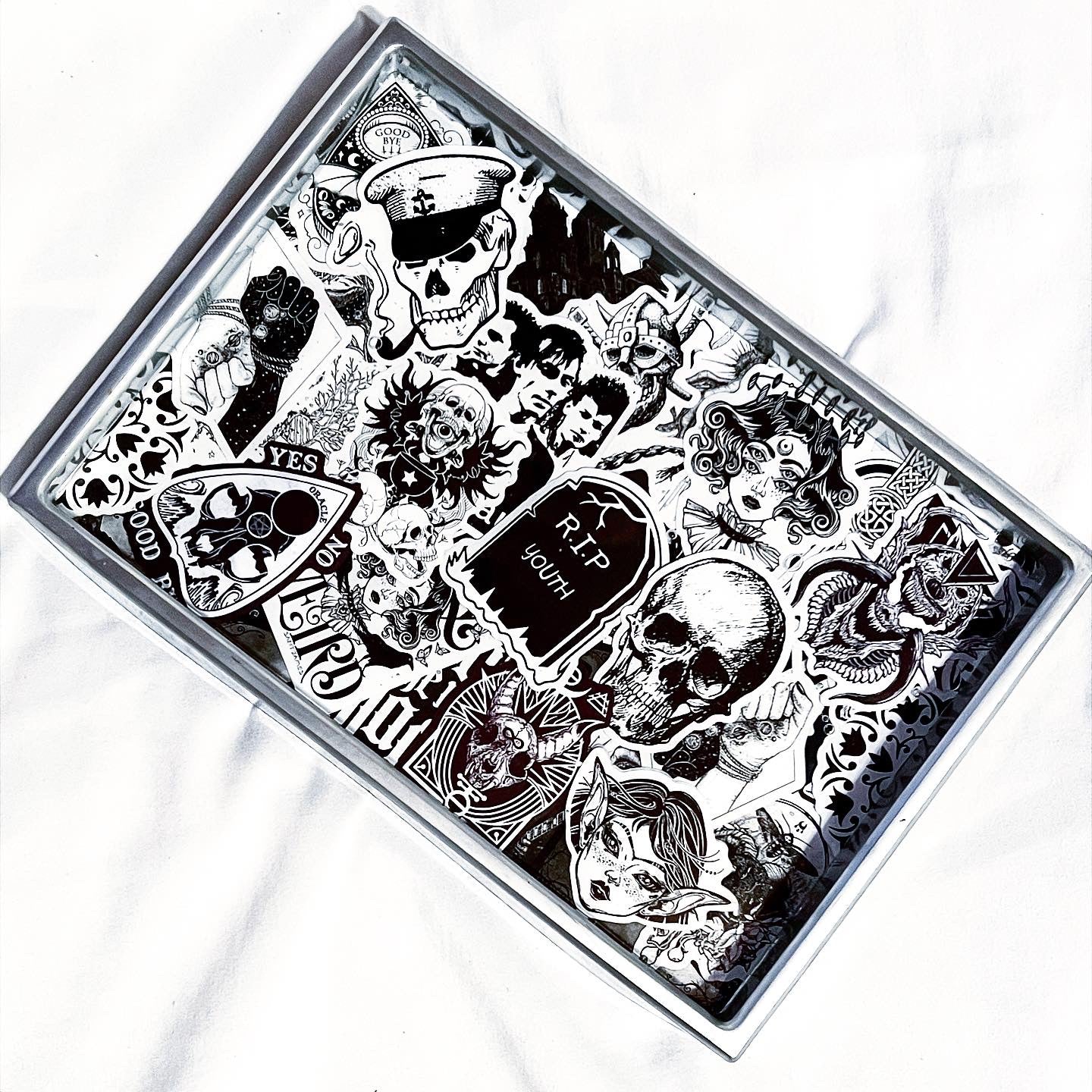 Resin Tray - Sticker Collage 🖤BADASS🖤 Theme