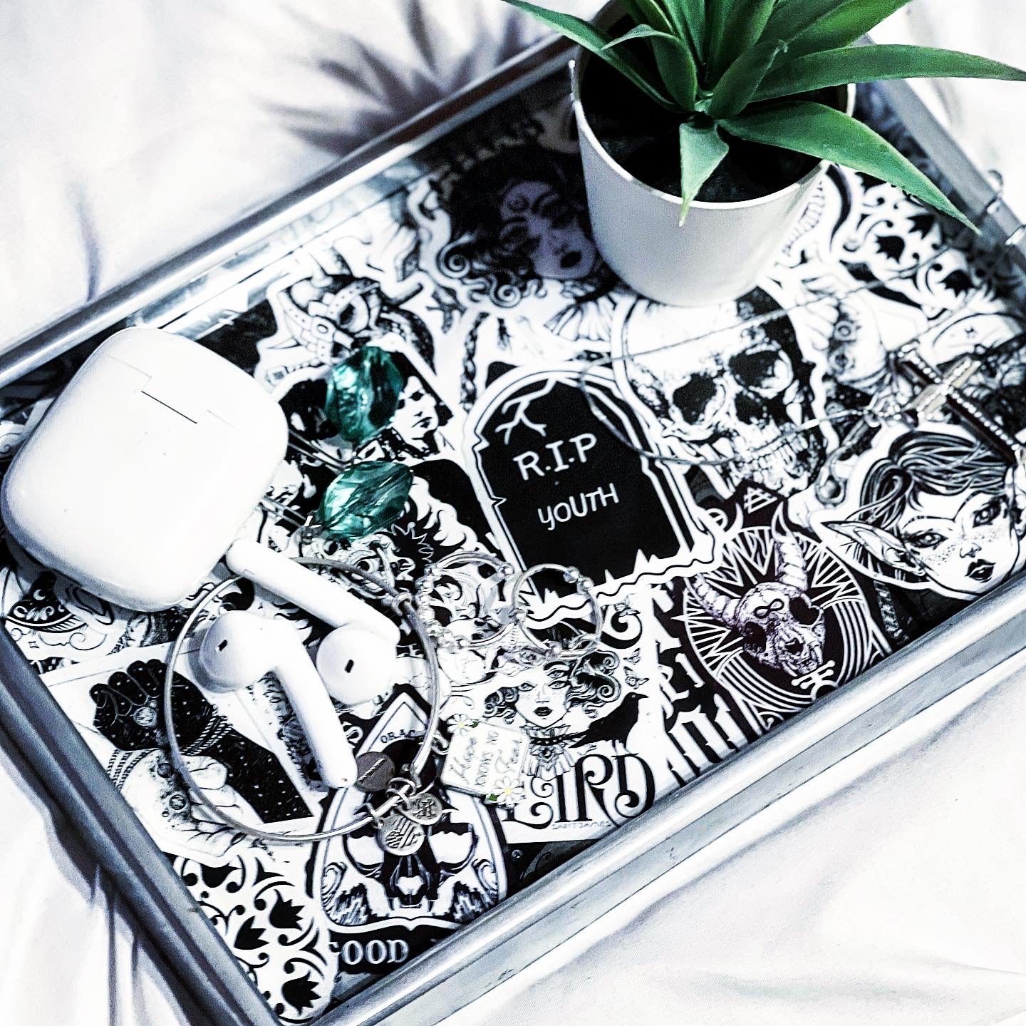 Resin Tray - Sticker Collage 🖤BADASS🖤 Theme