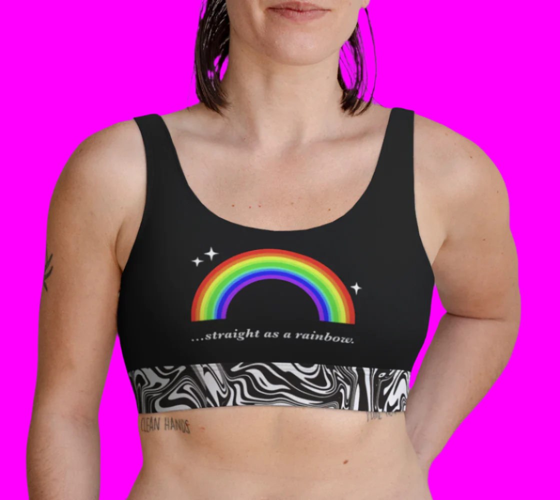 ...straight as a rainbow // scoop bralette