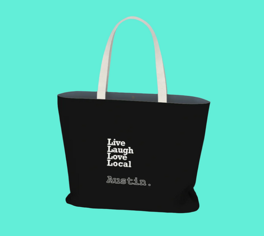 ❤️Local Austin // black TOTE