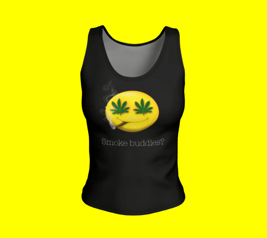 High Guy - Smoke Buddies? Black // TANK Top