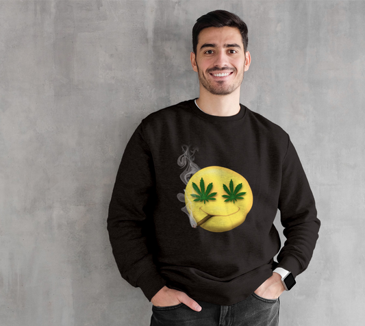 😜 High Guy - Black // Sweatshirt