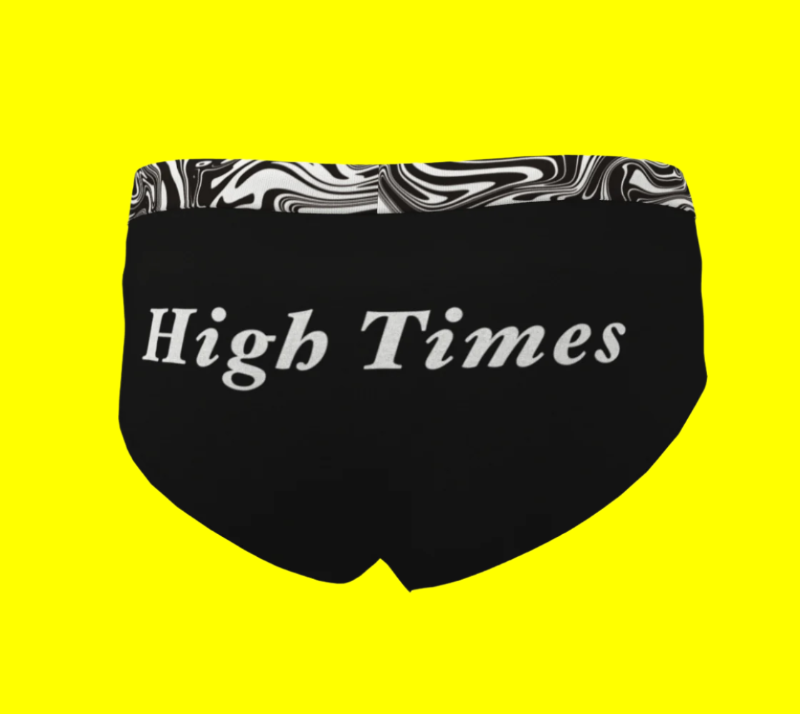 High Times // b&w // undies