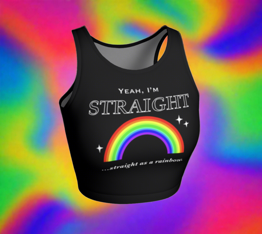 ...straight as a rainbow // Crop Top